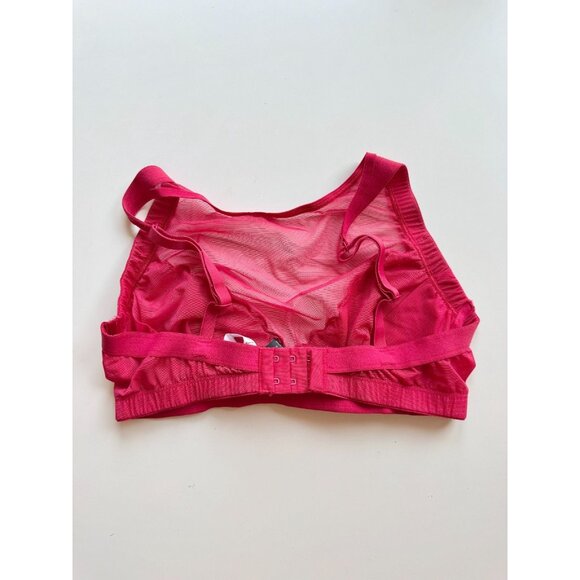 COSABELLA Kiera Mystic Red Sheer Mesh Lace High Neck Bralette Bra, Size M - Picture 7 of 12